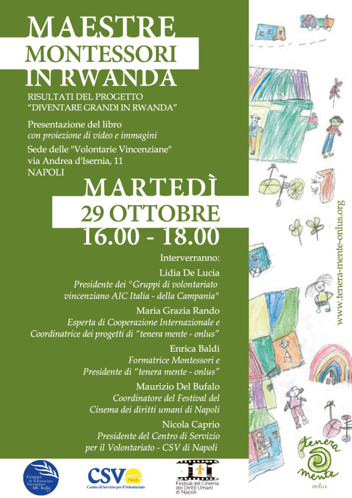 Maestre Montessori in Rwanda a Napoli